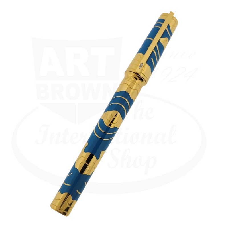 S.T. Dupont Limited Edition Montparnasse Les Elements Air Gold Fountain Pen