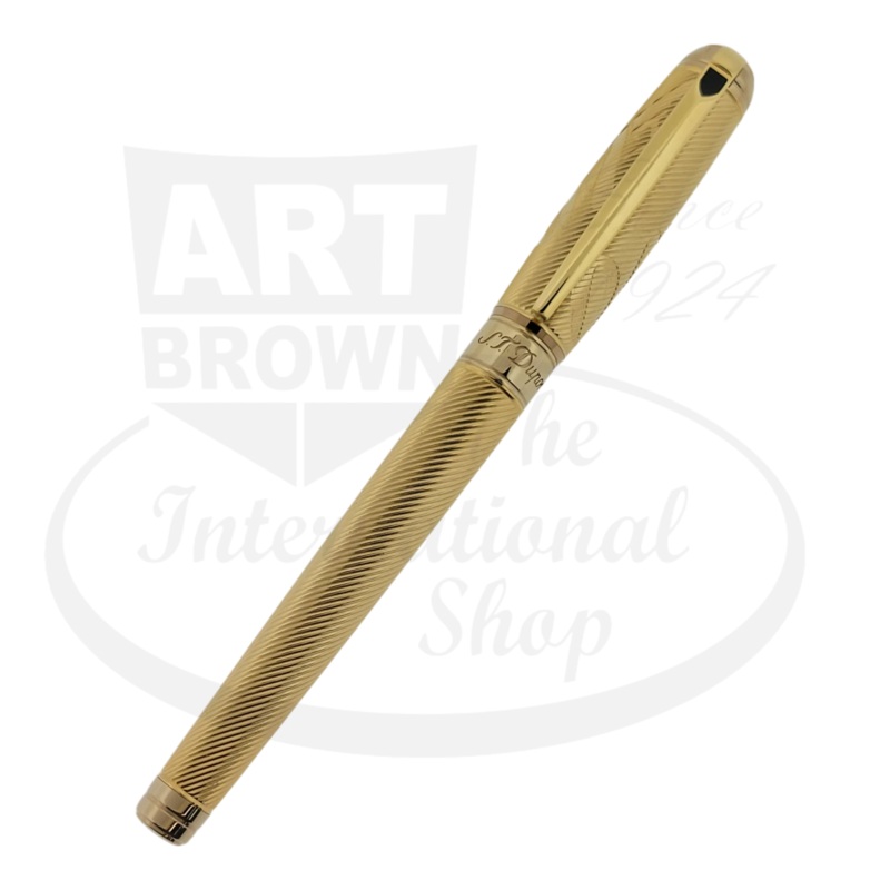 S.T. Dupont Line D Limited Edition James Bond Gold Fountain Pen, 410047