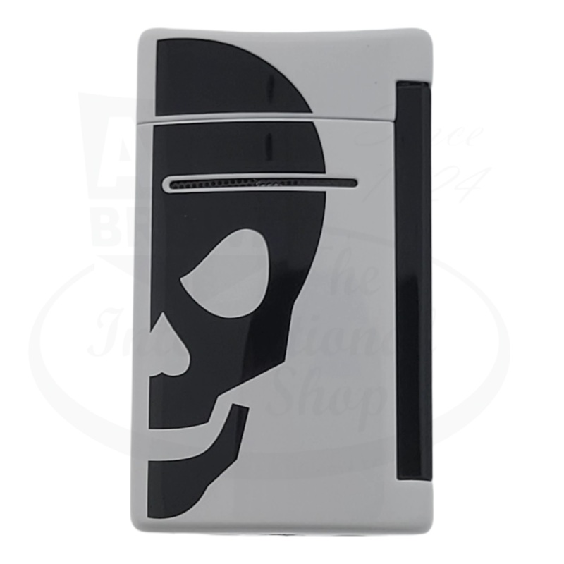 S.T. Dupont Minijet White & Black Skull Lighter, 010056
