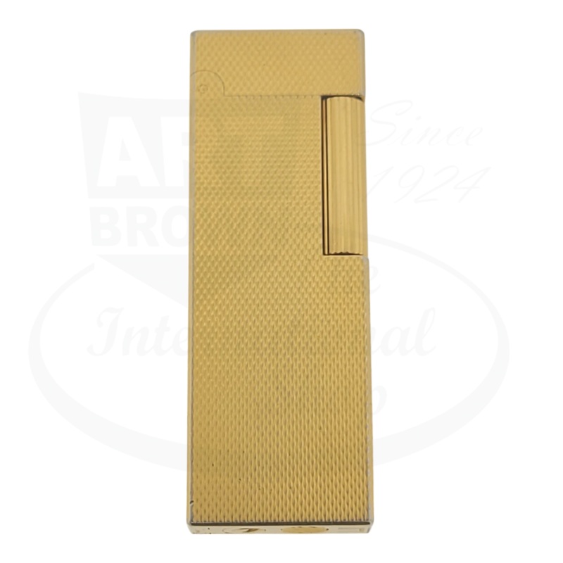 Preowned Dunhill Slim Rollagas Gold Barley Grain Lighter