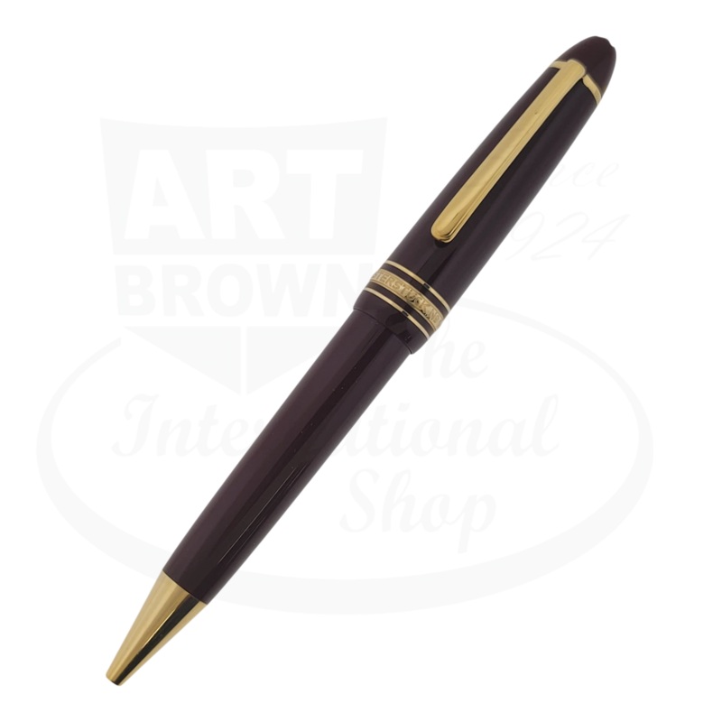 Preowned Montblanc Mesiterstuck 161 Le Grand Burgundy & Gold Ballpoint Pen, Montblanc-29