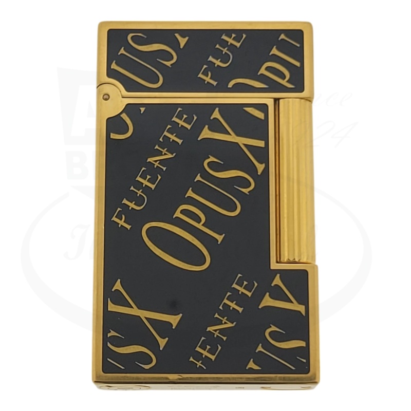 Preowned S.T. Dupont Limited Edition Ligne 2 Opus X Black Lacquer & Gold Lighter, Dupont-23