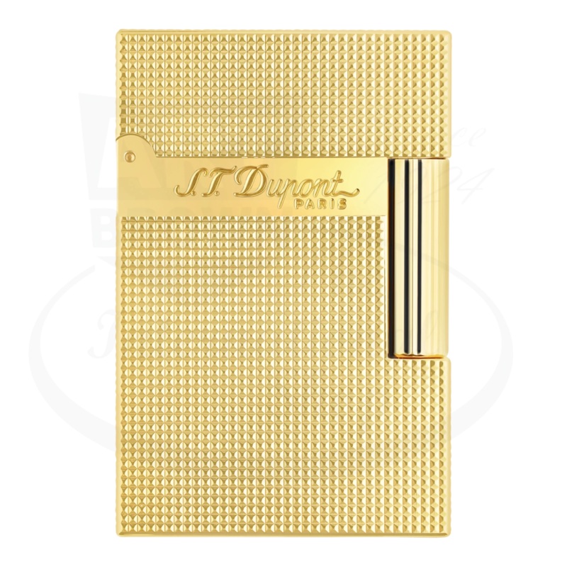 S.T. Dupont Ligne 2 Small Perfect Cling Gold Microdiamond Head Lighter, C18692