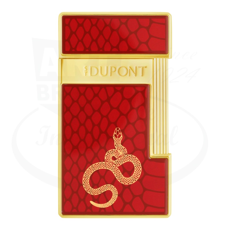 S.T. Dupont Limited Edition Slimmy Year of the Snake Red Lighter, 028075