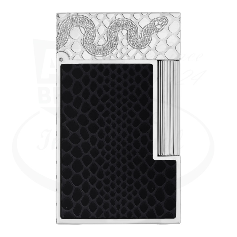 S.T. Dupont Limited Edition Year of the Snake Ligne 2 Black Snake Scale Lighter, C16076