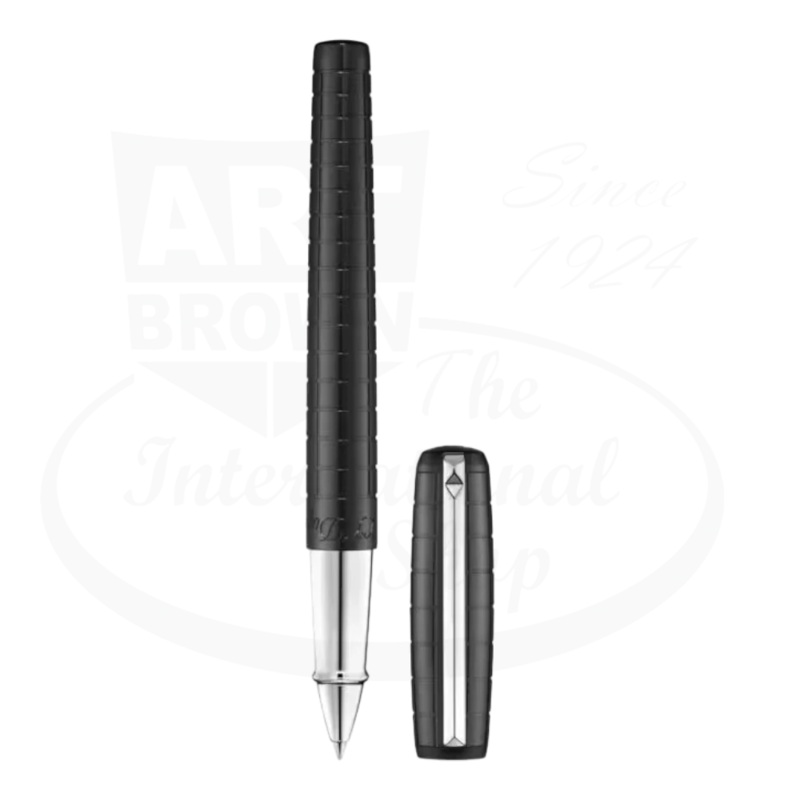 S.T. Dupont Line D Ceramium A.C.T. Black Rollerball Pen, 412684