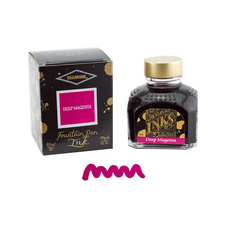 Diamine Deep Magenta Ink Bottle - 80ml