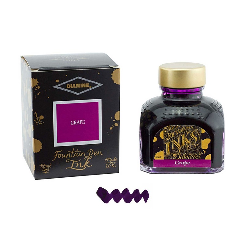 Diamine Grape Ink Bottle - 80ml