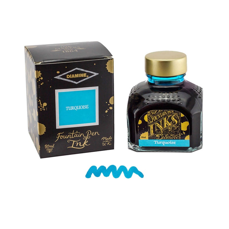 Diamine Turquoise Ink Bottle - 80ml