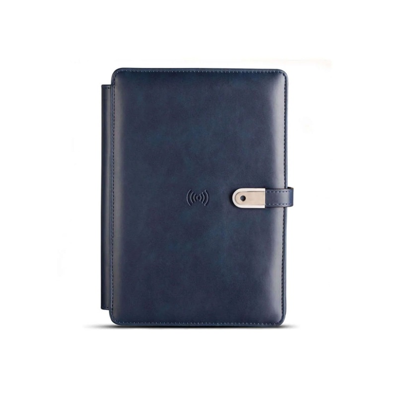 Pennline Design 7 Organizer with Wireless Charging + 4000 mAh Powerbank + 16GB Flash Drive - Blue