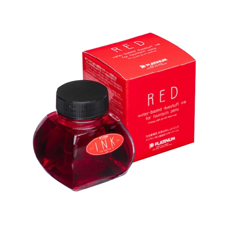 Platinum Dye Ink Bottle, Red - 60ml