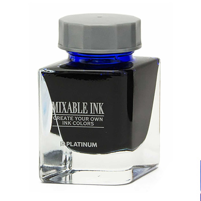 Platinum Mixable Aurora Blue Ink Bottle, Blue - 20ml