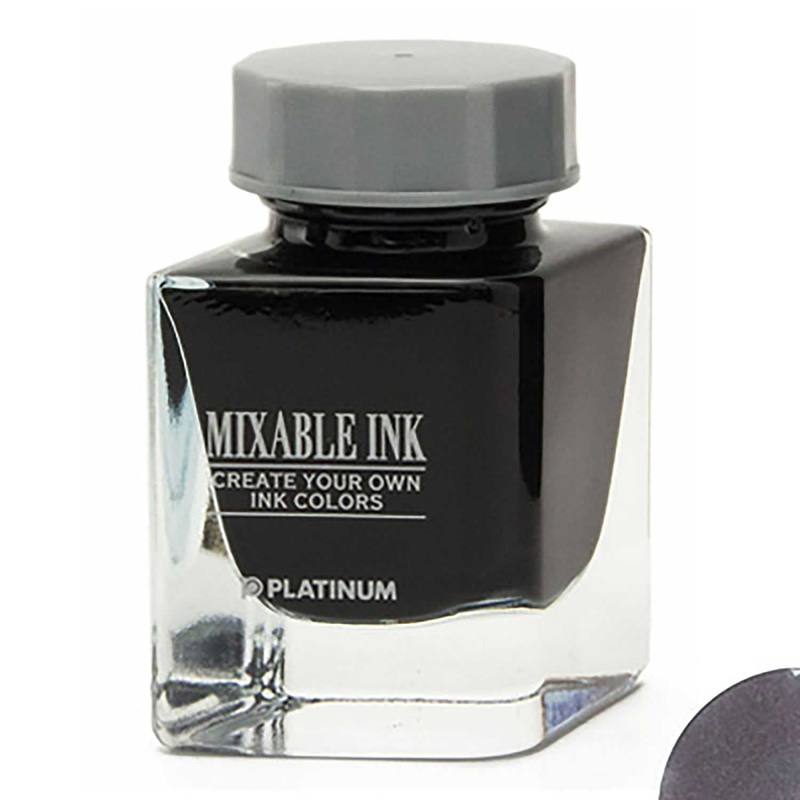 Platinum Mixable Smoke Black Ink Bottle, Black - 20ml