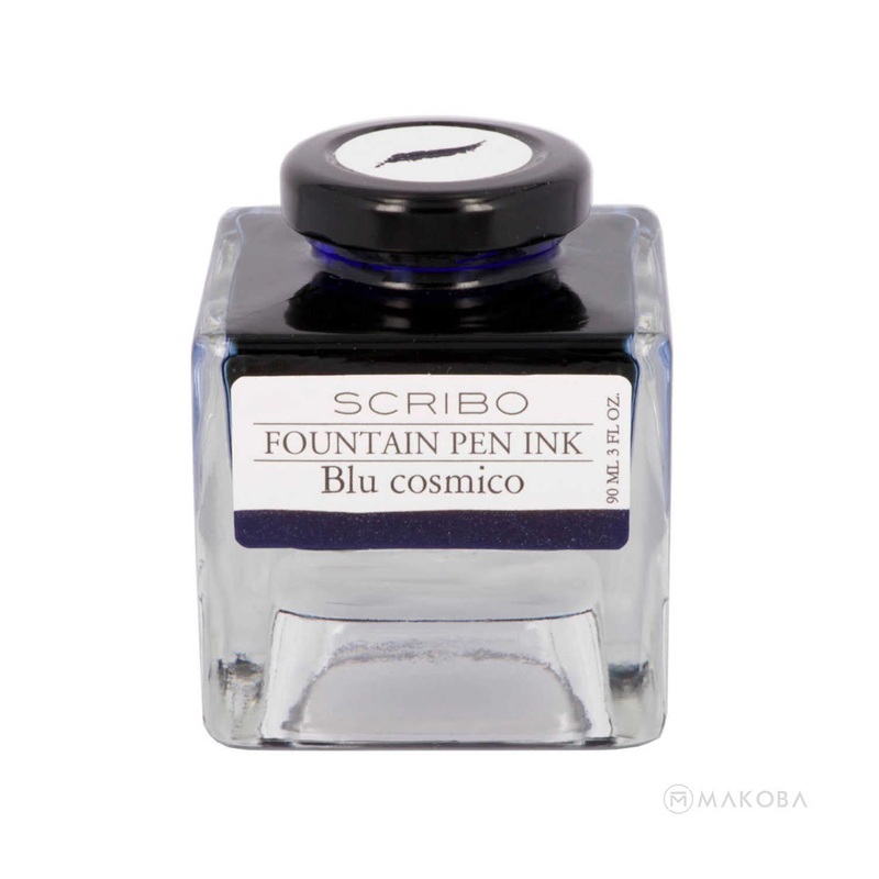 Scribo Blu Cosmico Ink Bottle, Blue - 90ml