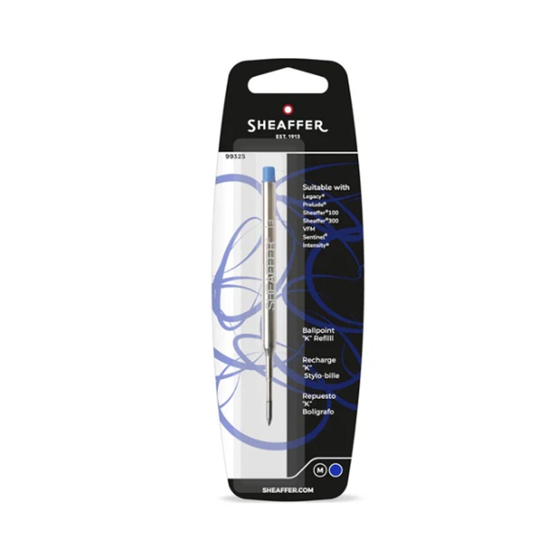 Sheaffer Ball Pen Refill K Style - Blue - Medium