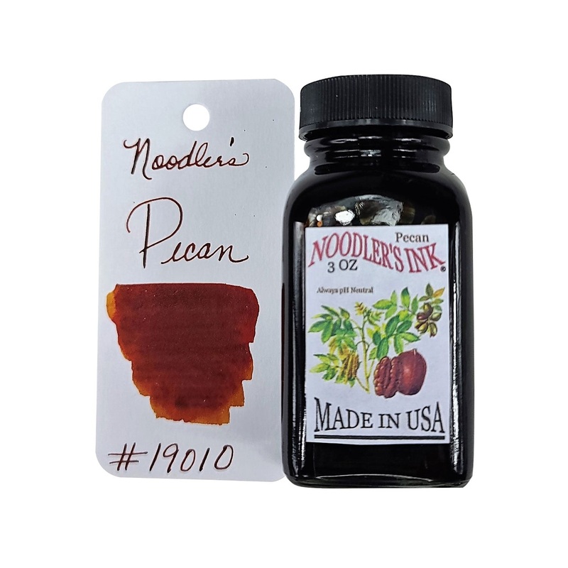 Noodler's 19010 Kiowa Pecan Ink Bottle, Brown - 88ml