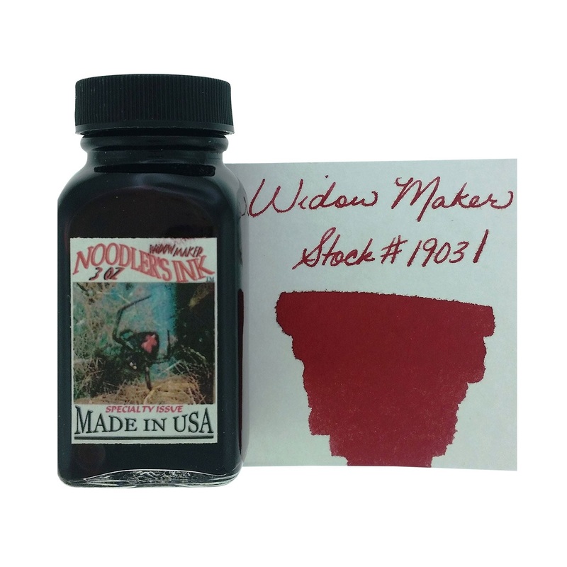 Noodler's 19031 Widow Maker Ink Bottle, Red - 88ml