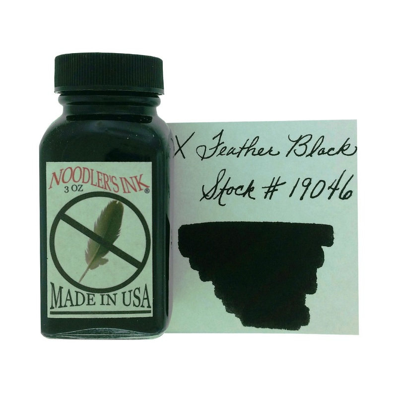 Noodler's 19046 X-Feather Ink Bottle, Black - 88ml