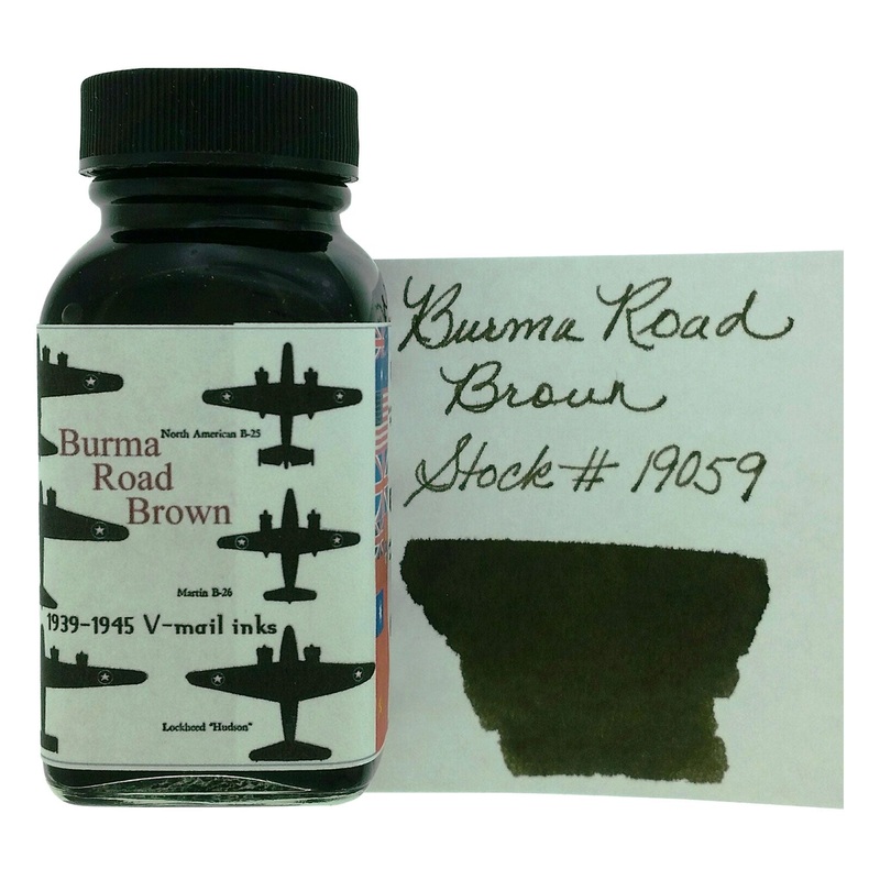 Noodler's 19059 Vmail Burma Road Brown Ink Bottle - 88ml