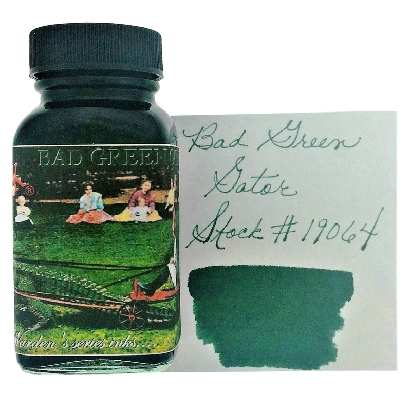 Noodler's 19064 Bad Green Gator Ink Bottle - 88ml