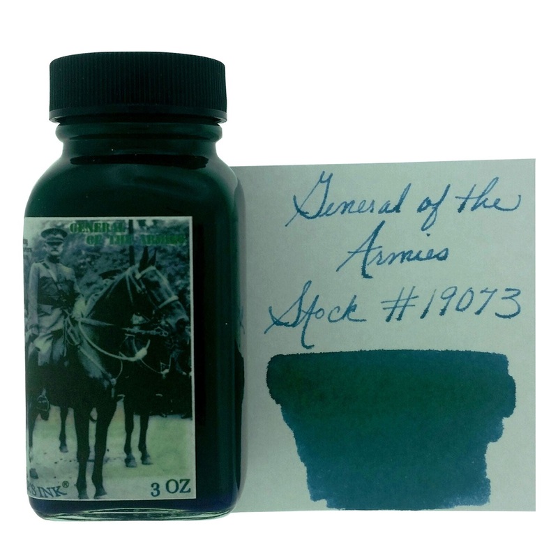 Noodler's 19073 General of the Armies Ink Bottle, Green - 88ml