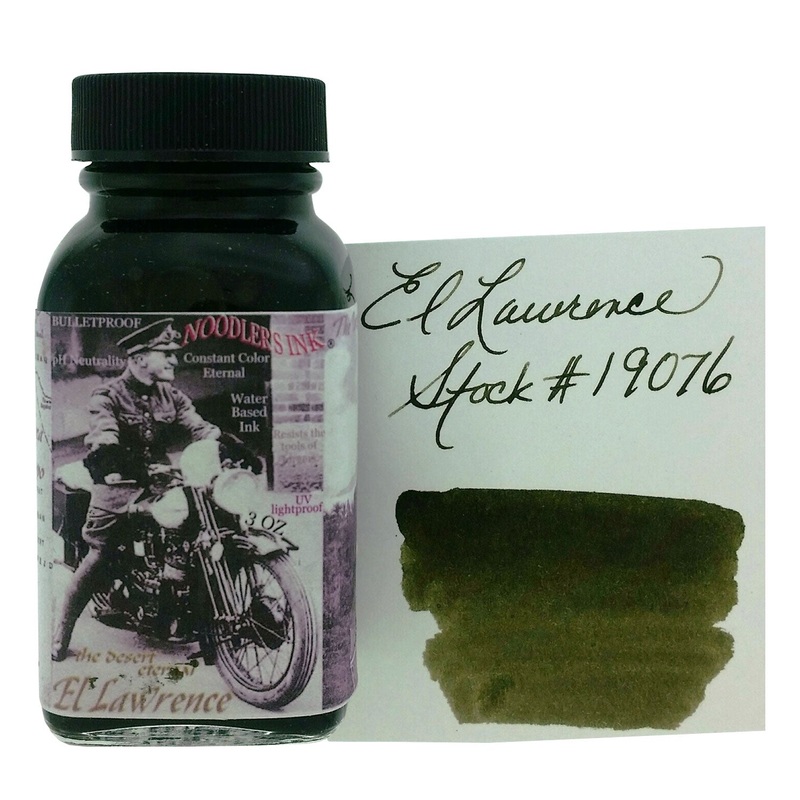 Noodler's 19076 El Lawrence Ink Bottle, Dark Green - 88ml