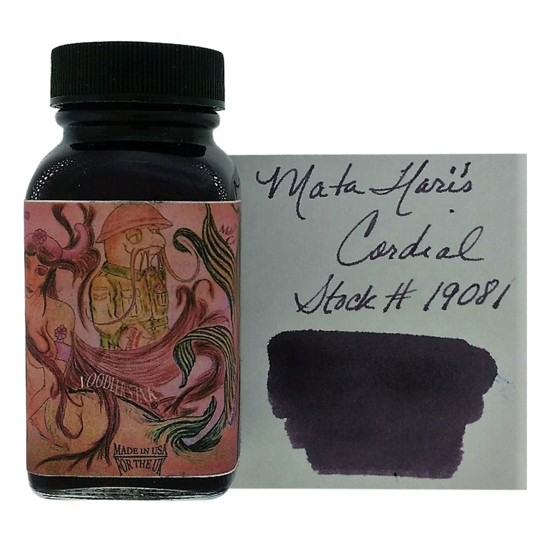 Noodler's 19081 Mata Hari's Cordial Ink Bottle, Purple - 88ml