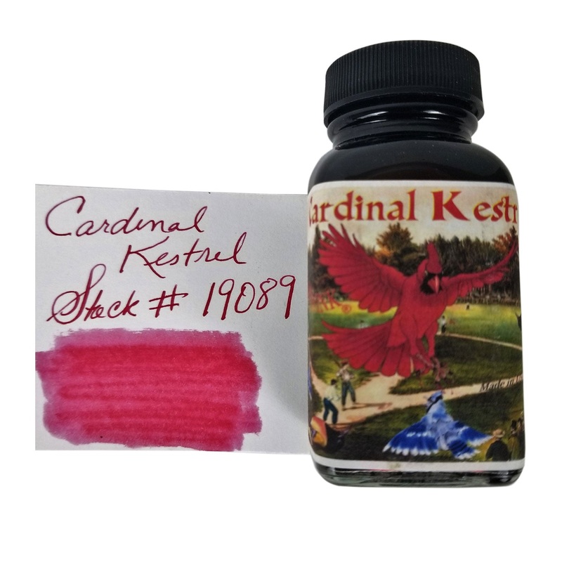 Noodler's 19089 Cardinal Kestrel Ink Bottle, Red - 88ml