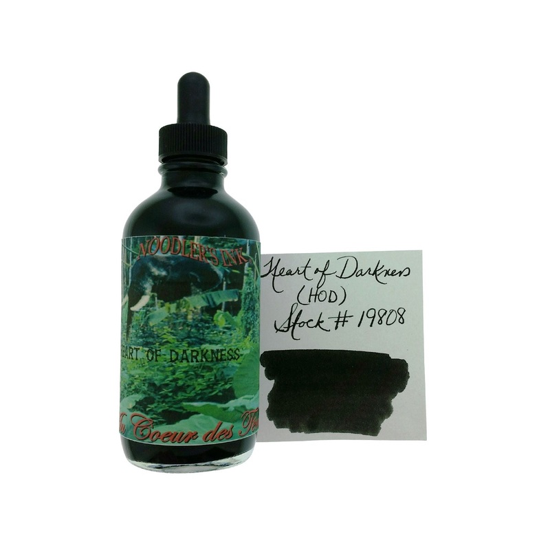 Noodler's 19808 Heart of Darkness Ink Bottle, Black - 133ml