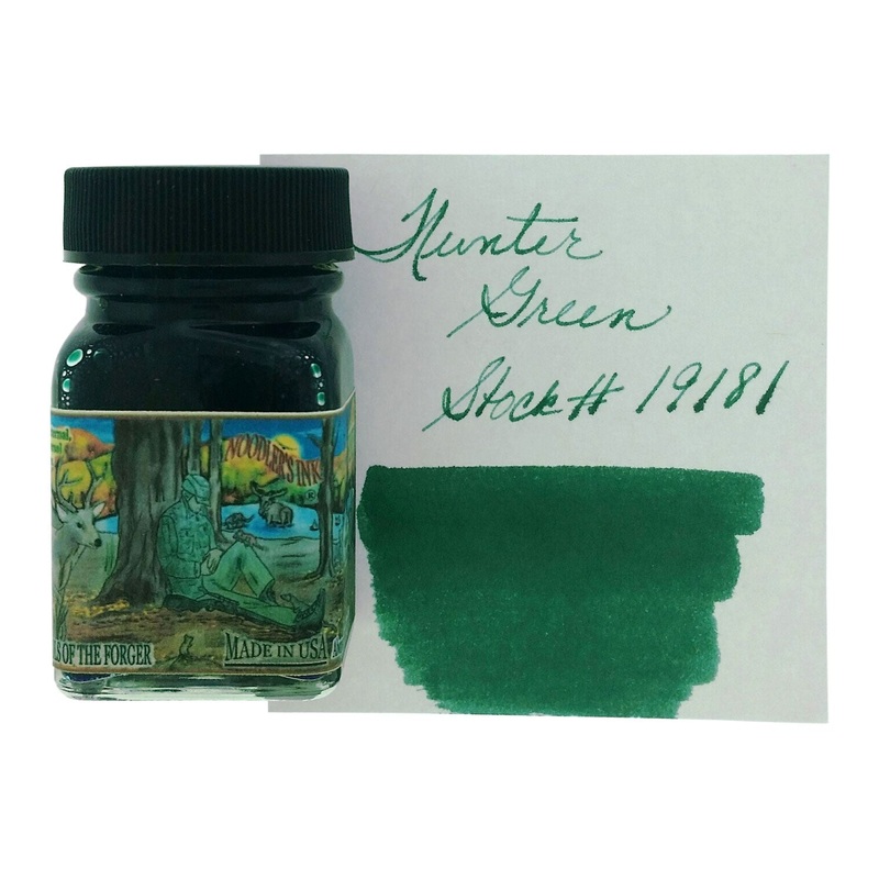 Noodler's 19181 Hunter Green Ink Bottle, Green - 29ml