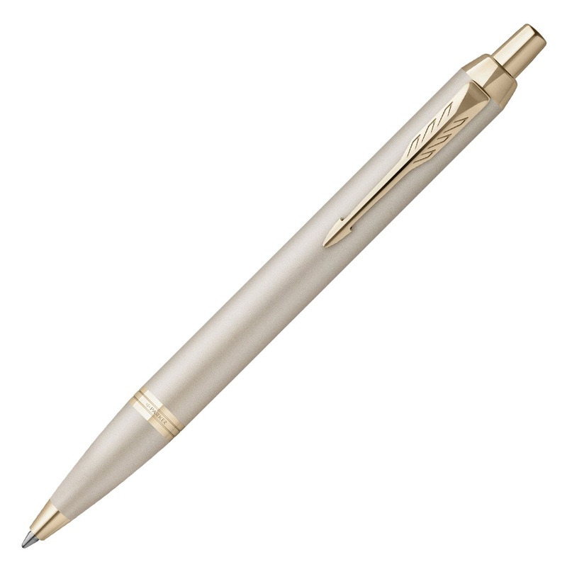 Parker IM Monochrome Ball Pen - Champagne PVD