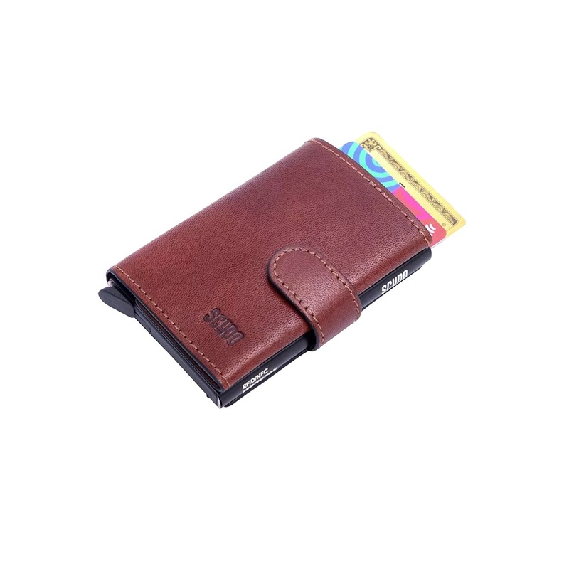Scudo Tuscany Slim Wallet - Cognac