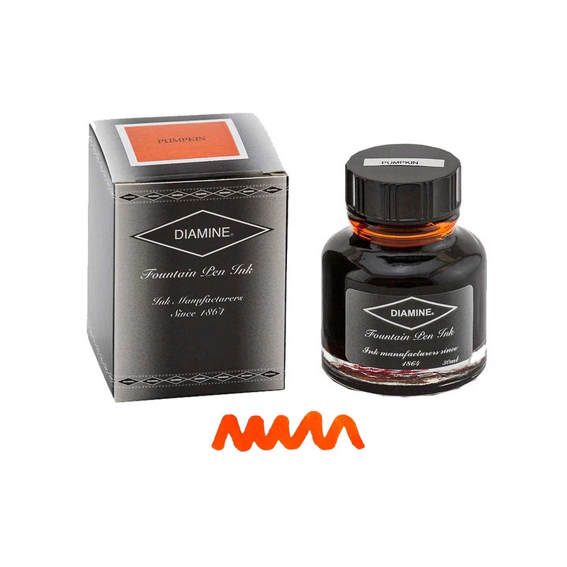 Diamine Pumpkin Ink Bottle - 30ml