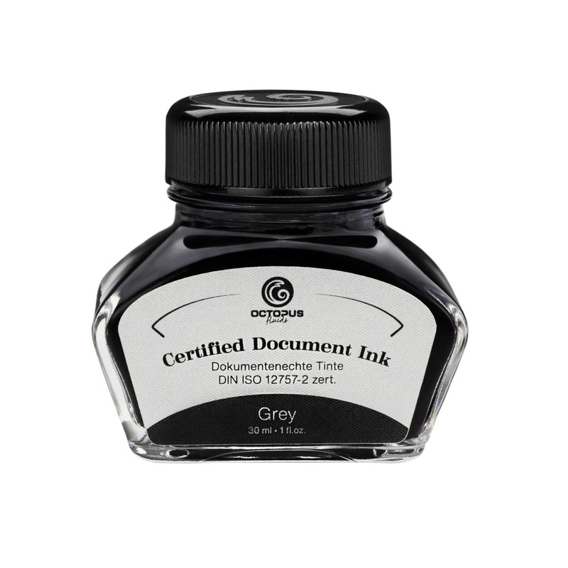 Octopus Certified Document Ink Bottle, Grey - 30ml