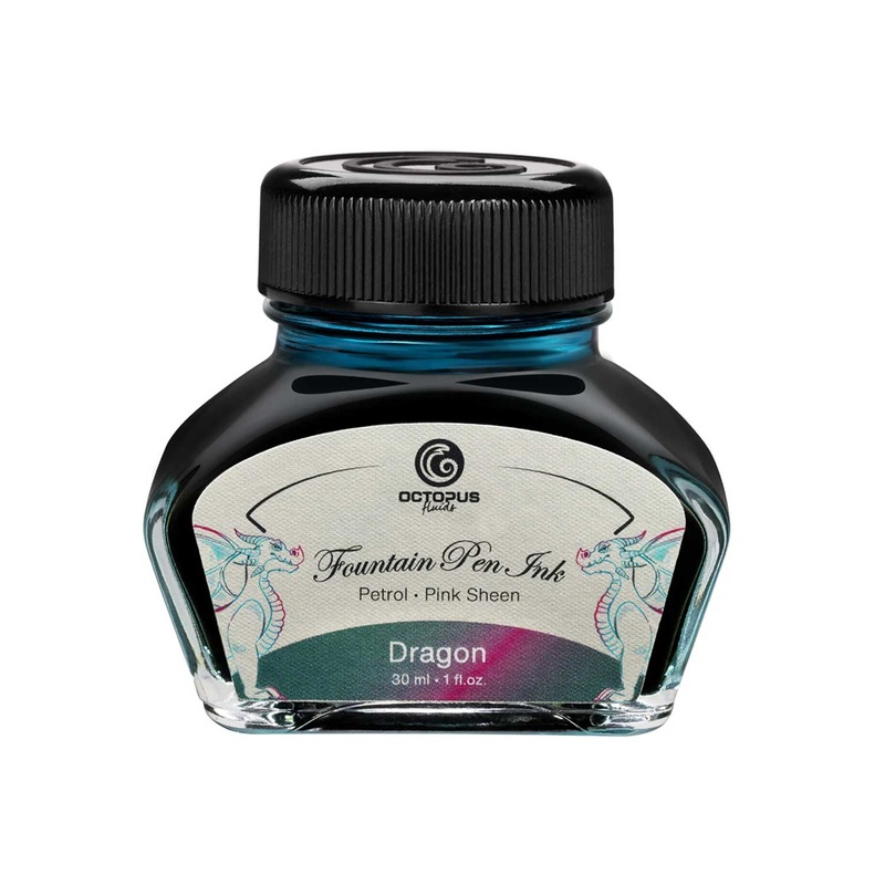 Octopus Sheen Ink Bottle - Dragon, 30ml