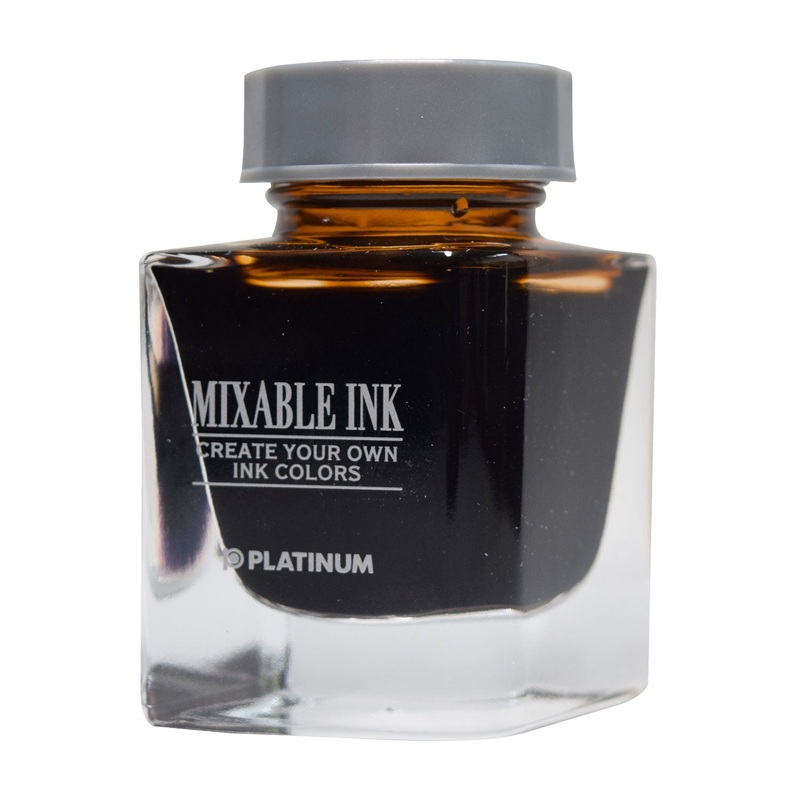 Platinum Mixable Earth Brown Ink Bottle, Brown - 20ml