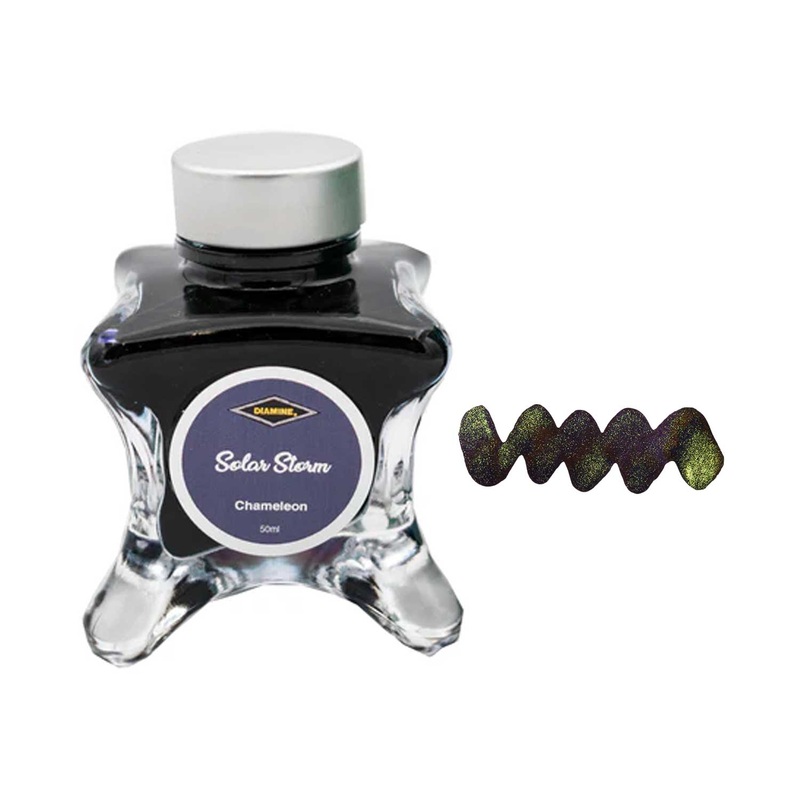 Diamine Inkvent Chameleon Ink Bottle, Solar Storm - 50ml