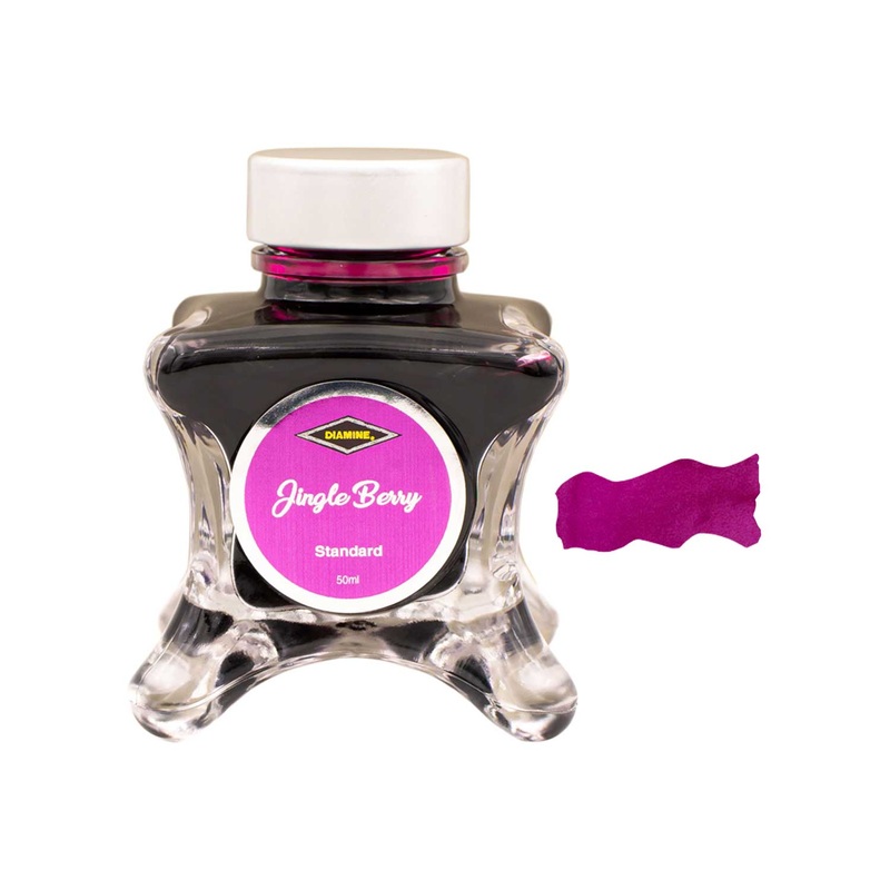 Diamine Inkvent Standard Ink Bottle, Jingle Berry - 50ml
