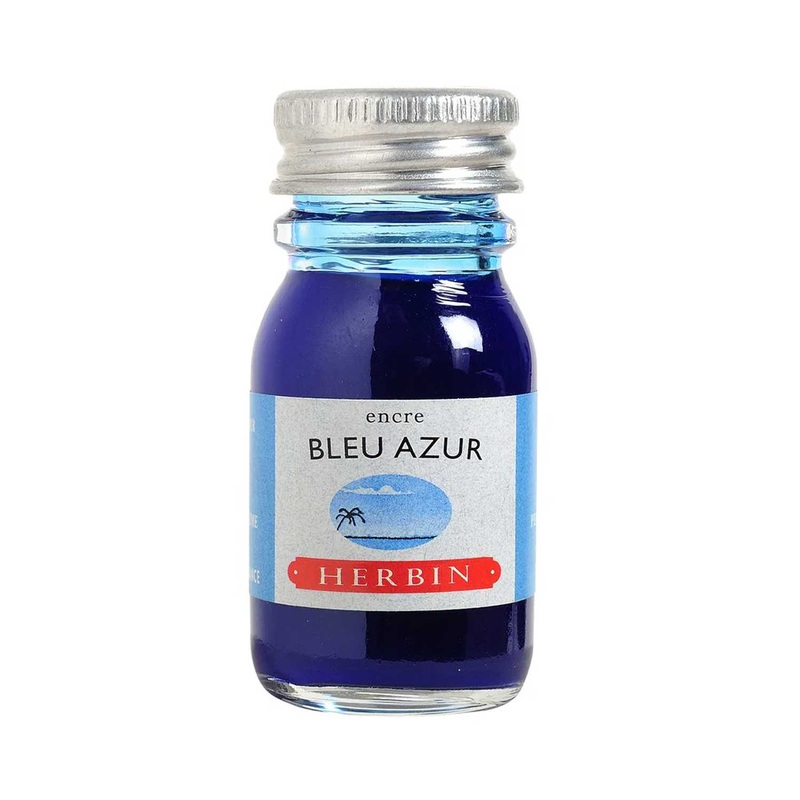 J. Herbin Bleu Azur Ink Bottle - 10ml