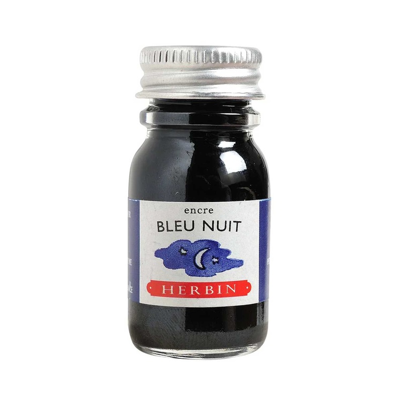 J. Herbin Bleu Nuit Ink Bottle - 10ml