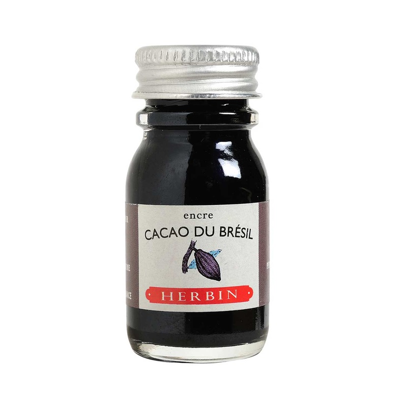 J. Herbin Cacao Du Bresil Ink Bottle - 10ml