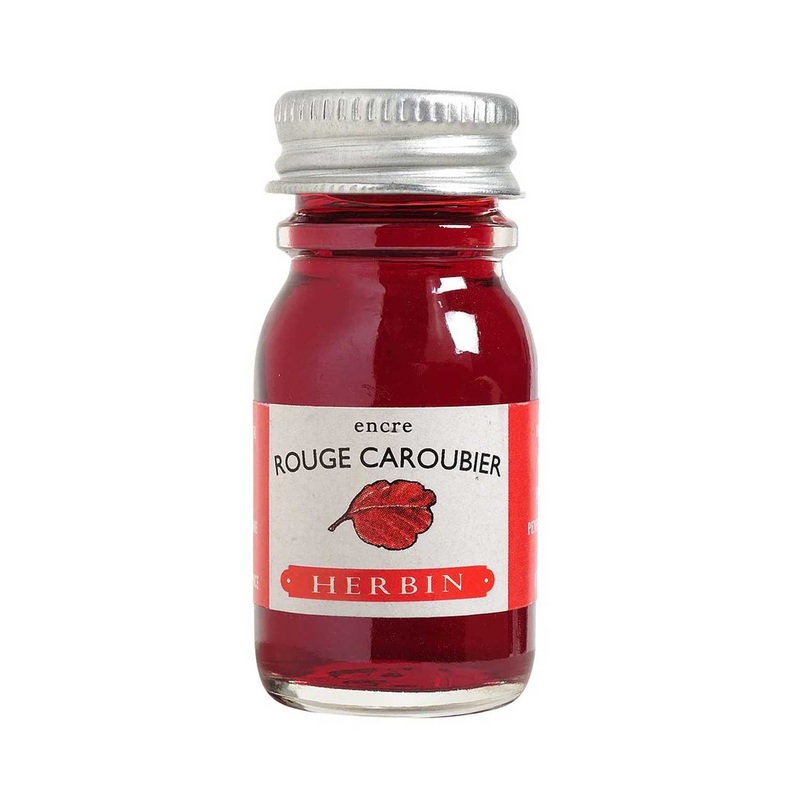 J. Herbin Rouge Caroubier Ink Bottle - 10ml