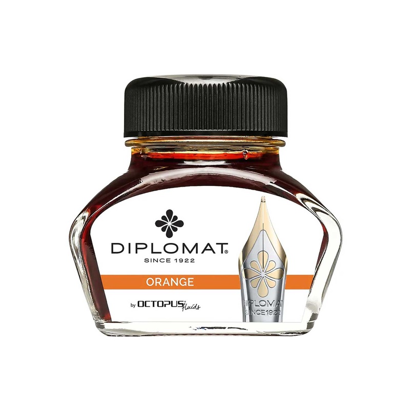 Diplomat Octopus Ink Bottle, Orange - 30ml