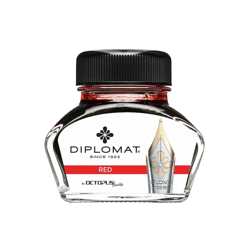Diplomat Octopus Ink Bottle, Red - 30ml
