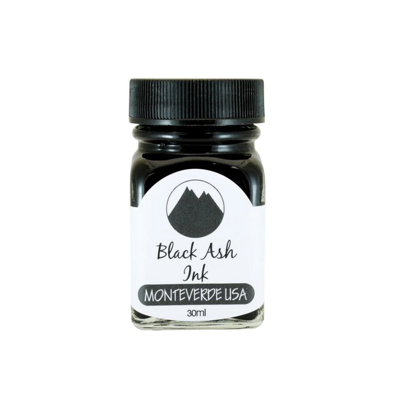 Monteverde Black Ash Ink Bottle - 30ml