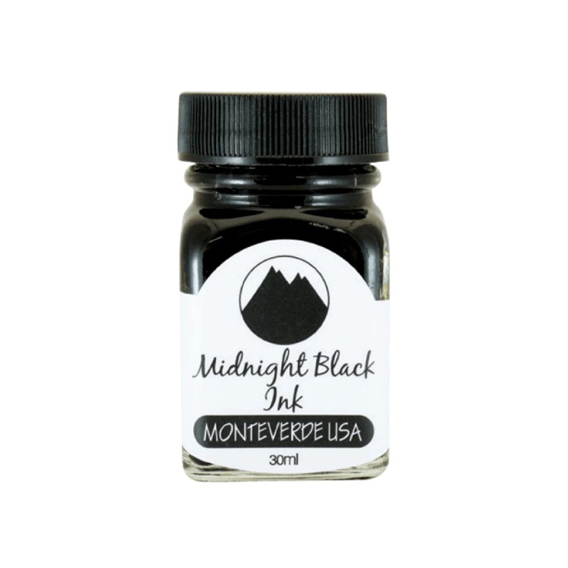 Monteverde Midnight Black Ink Bottle - 30ml