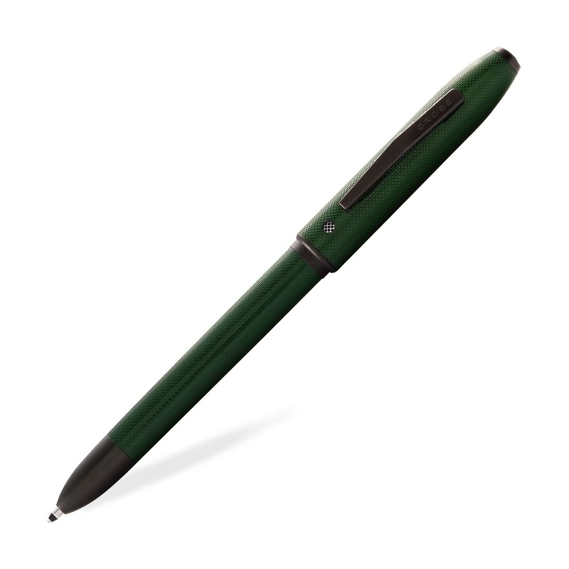 Cross Tech4 Multifunction Ball Pen - Textured Green PVD