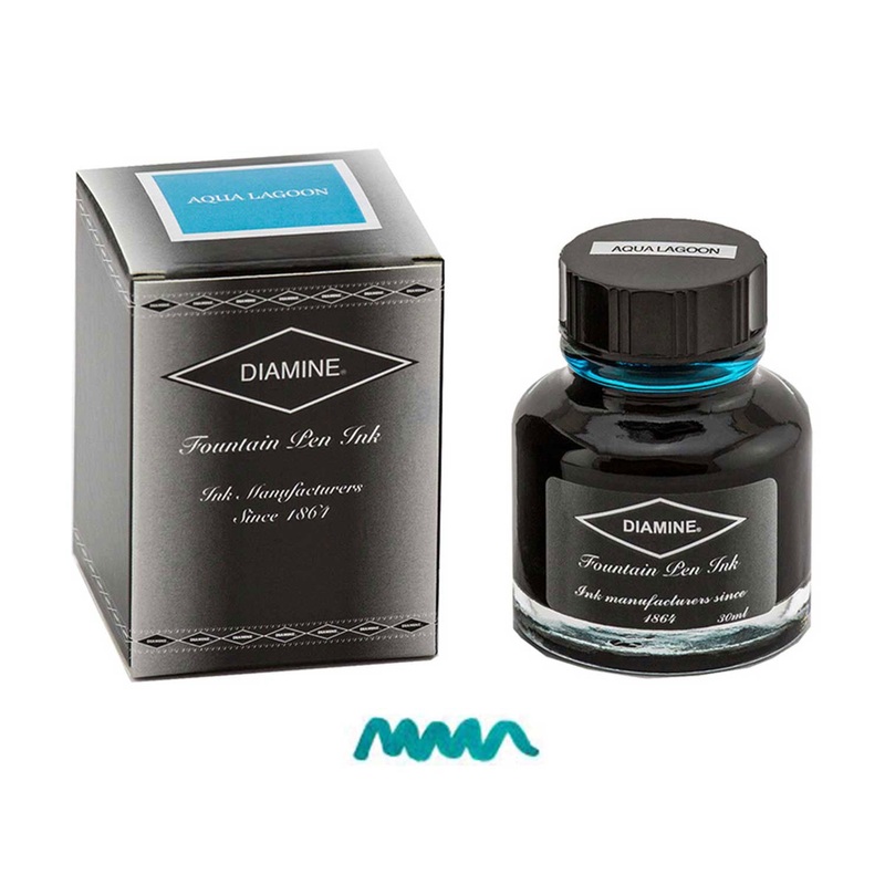 Diamine Aqua Lagoon Ink Bottle - 30ml