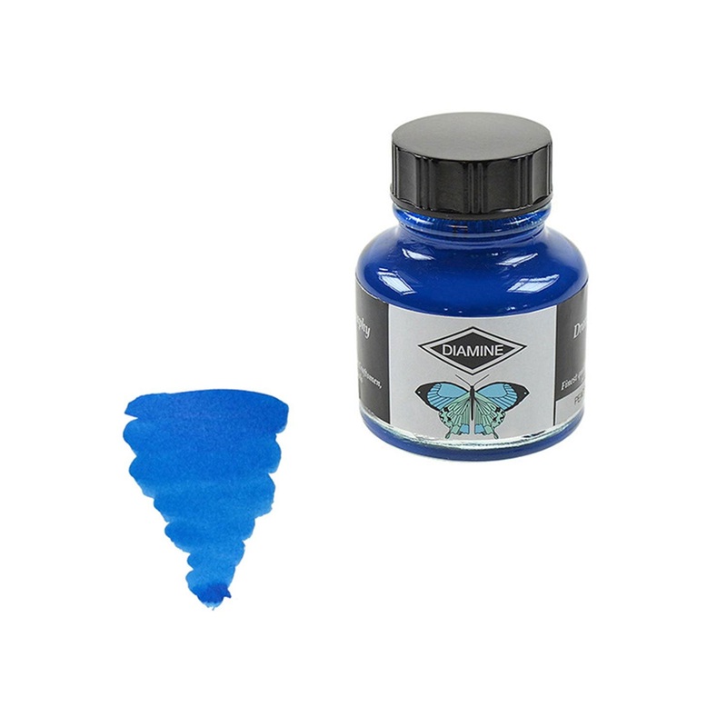 Diamine Calligraphy & Drawing Acrylic Ink Bottle, Ultramarine - 30ml