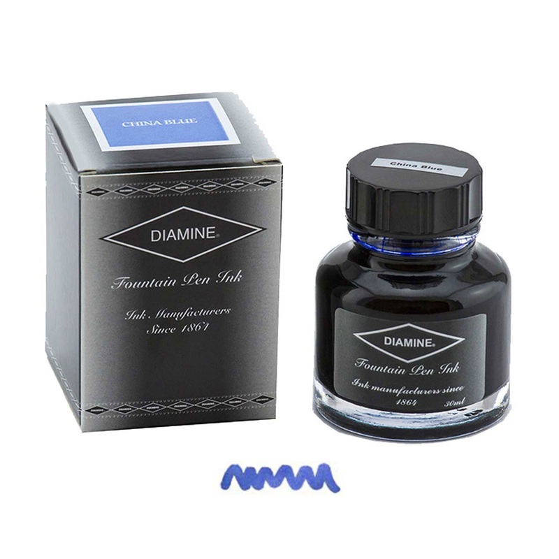 Diamine China Blue Ink Bottle - 30ml